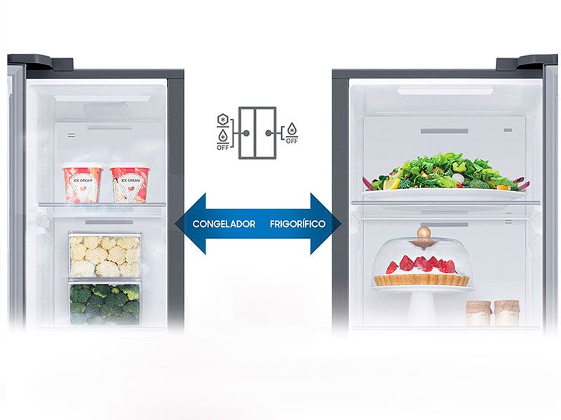 Frigorífico americano Samsung RS90F66BEFEF precio. Tecnología Cool Select+